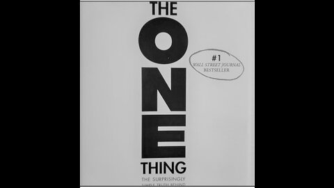 The One Thing: Extraordinary Results (Live With Purpose)