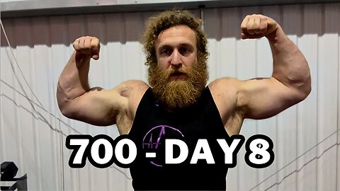 700 Day 8 17.5kg/40lb Bench Press PB