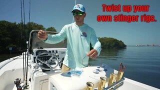 How to Haywire Twist and make Stinger Rigs for Kingfish