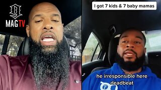 Slim Thug Reacts To Man Wit 7 Kids & 7 Baby Mama's! 😱