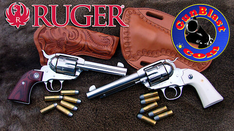 Ruger® Vaquero® & Bisley™ Vaquero® 45 Colt Single-Action Sixguns in Polished Stainless Steel