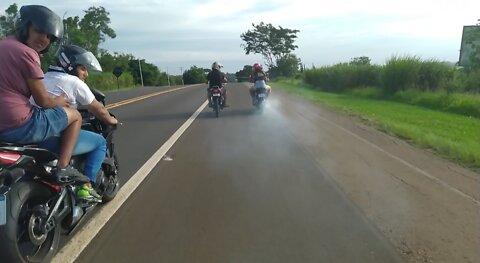 HORNET CARBURADA, RANDON ARARAQUARA, CG FUNDIU O MOTOR !