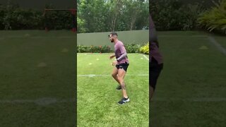 Leandro Castán treinando em casa