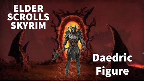 Elder Scroll Skyrim Legacy Collection Daedric Warrior Figure