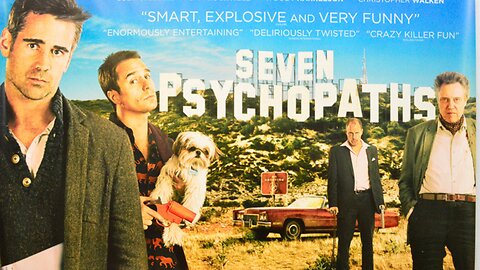 "Seven Psychopaths" (2012) Directed by Martin McDonagh #filmreview #moviereview