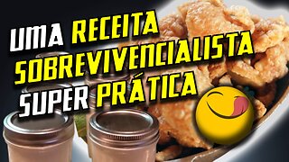 Torresmo pururuca de frango - Receita Sobrevivencialista