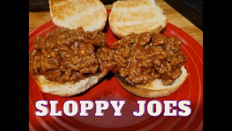 Sloppy Joe Mukbang real time eating