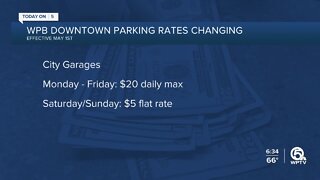 Parking fees increasing in West Palm Beach