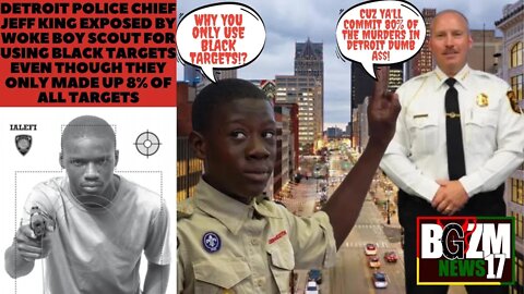 Detroit Police Chief Jeff King Exposed By Woke Boy Scout For Using Black Targets (8% of all Targets)