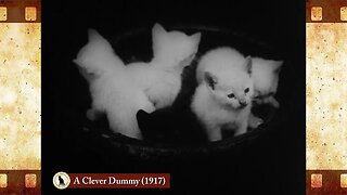 The Clever Dummy (1917) 🐱 Cat Movies 🎥🐈