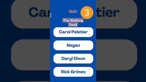 Quiz 1 : #thewalkingdead