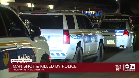Man dead after shooting involving Phoenix police near 16th Street and Bell Road