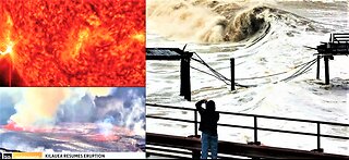 KILAUEA ERUPTS AGAIN*SUN AWAKENS X CLASS FLARE-ACTIVE REGION TURNING EARTHBOUND*EMOTIONS & FLOODING*