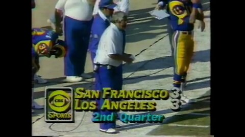 1981-11-22 San Francisco 49ers vs Los Angeles Rams