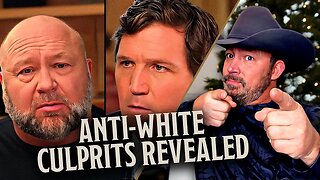 Alex Jones Reveals to Tucker Carlson Who’s REALLY Pushing Anti-White Racism | Ep 913