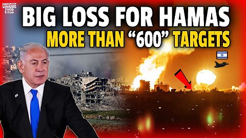 The Israeli army Destroyed -600- Hamas Targets in Gaza overnight!