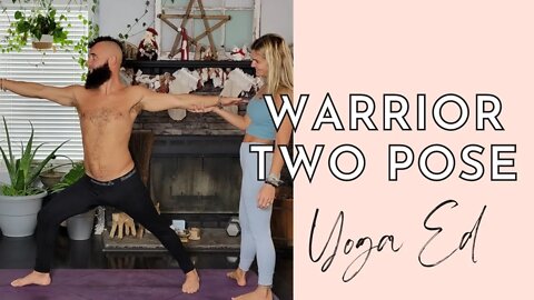 How to do Warrior 2 Pose? | Warrior 2 Pose AKA Virabhadrasana 2 | Yoga Education with Stephanie