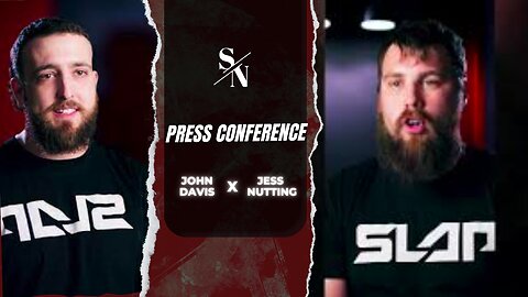 Power Slap Press Conference Jesse Nutting vs. John Davis Feb 22nd Live On Rumble!