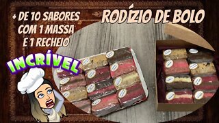 [TENDÊNCIA] Rodízio de bolos | + de 10 Sabores com 1 Receita | COM RECEITA E PREÇO - Chef Mii