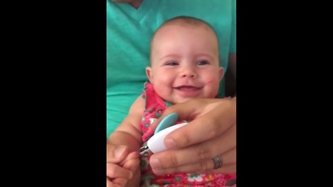 This baby just can't stop laughing. The reason why will make you laugh too!
