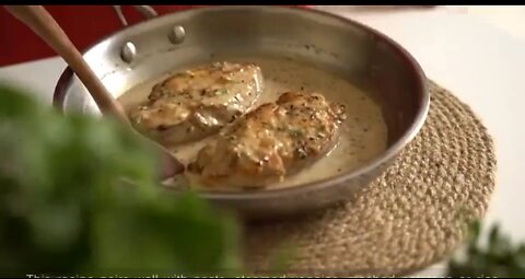 Easy way to make creamy garlic chicken