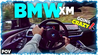 2023 BMW XM POV Crazy Roads & Bad Weather Condition