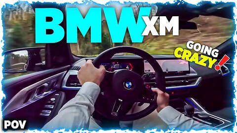 2023 BMW XM POV Crazy Roads & Bad Weather Condition