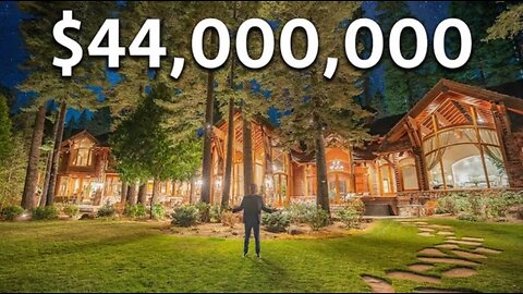 $44,000,000 Lake Tahoe WATERFRONT Mansion