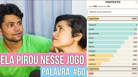 JOGANDO CONTEXTO 60 - PALAVRA #60