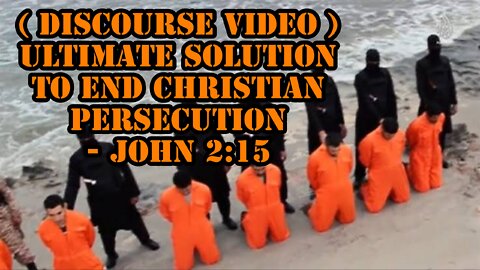 Christian Persecution in India and world - and its only Solution #Christian #India