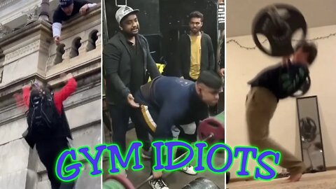 Gym Idiots - Capitol Wall Fall & New Year's Resolution Gym Fails