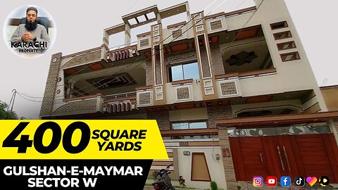 Brand New 400 Square Yards Double Storey Bungalow For Sale in Gulshan-e-Maymar