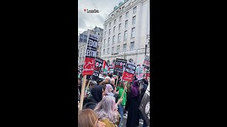 Manifestazione a Londra in favore della Palestina