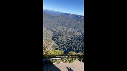 Blue mountains in Sydney