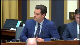 Rep Matt Gaetz Successfully Enters Hunter's Laptop Hard Drive Into Congressional Record