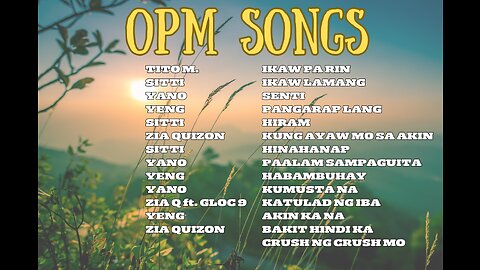 ORIGINAL PILIPINO MUSIC