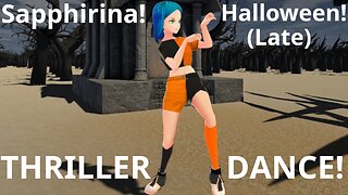 Anime Girl Thriller Dancing! [Late for Halloween] [Custom Model] [Sapphirina] #dance #mmd #halloween