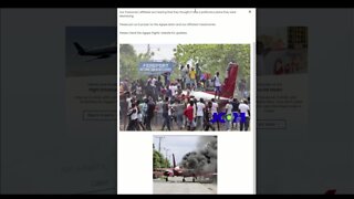 Agape Flights plane destroyed as Haitians protest rising insecurity