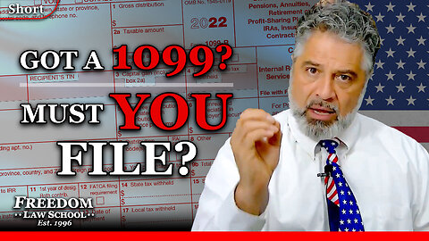 You got an IRS Form 1099. Must you file a Form 1040 & pay federal income tax by April 15th? (Short)