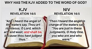 What is wrong with being KJV only