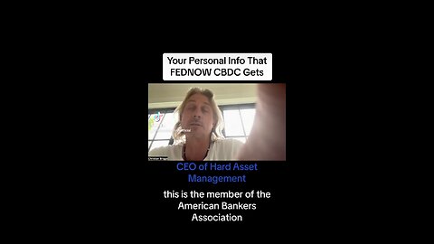 Your Personal Info the FEDNOW CBDC Gets