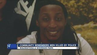 Community remembers man killed by police on one year anniversary