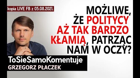 Czy to możliwe, że politycy aż tak bardzo kłamią, patrząc nam w oczy? 🆘🆘🆘