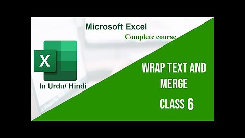 Microsoft Excel tutorials | Wrap text and Merge cell in Ms Excel - class 6 | Technical Buddy