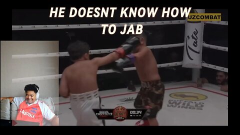 Reacting to ABDU vs ERALI ( he doesnt know how to jab)