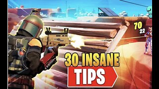 30 Quick Tips & Tricks So You Can Improve FAST & WIN MORE Fortnite GAMES!