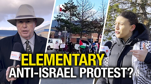 Grade 4 and 5 students stage school walkout...against Israel?