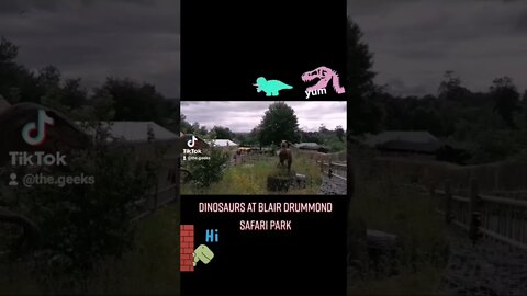 Dinosaurs section at Blair Drummond Safari Park #shorts