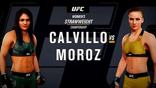 EA Sports UFC 3 Gameplay Maryna Moroz vs Cynthia Calvillo