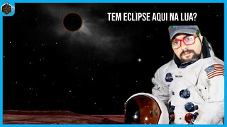 Como seria um Eclipse Solar visto da Lua?